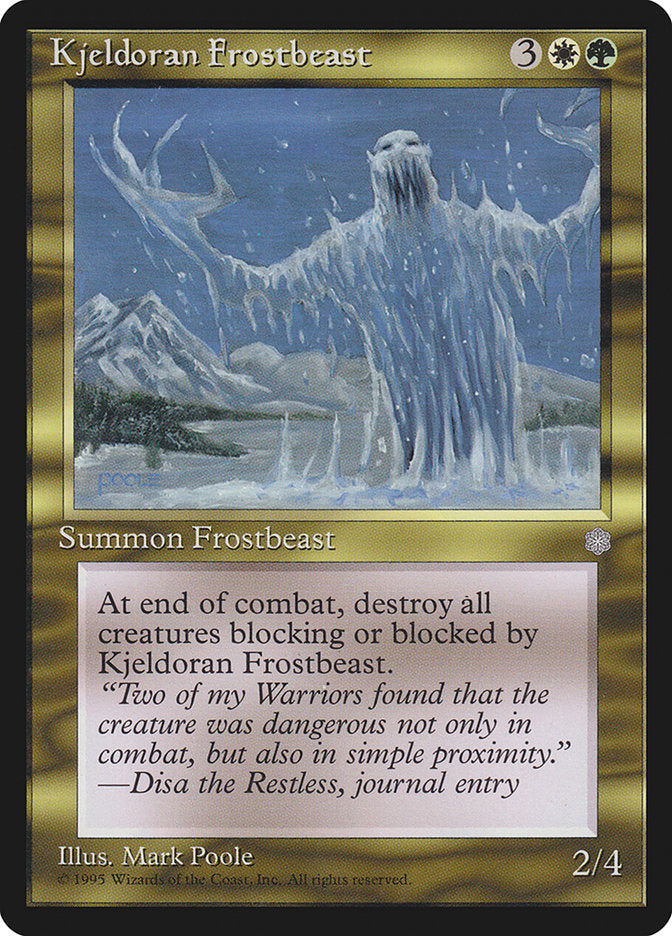 Kjeldoran Frostbeast [Ice Age] | Boutique FDB TCG
