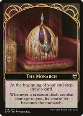 Elf Warrior // The Monarch Double-Sided Token [Commander Legends Tokens] | Boutique FDB TCG
