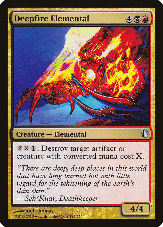 Deepfire Elemental [Commander 2013] | Boutique FDB TCG