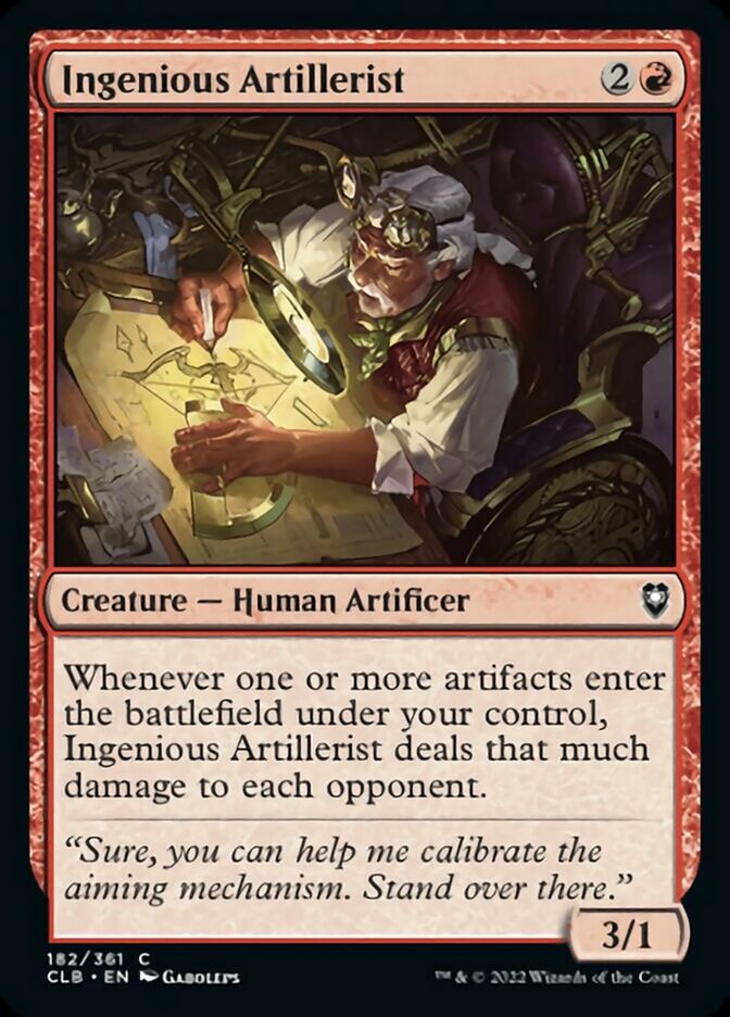 Ingenious Artillerist [Commander Legends: Battle for Baldur's Gate] | Boutique FDB TCG