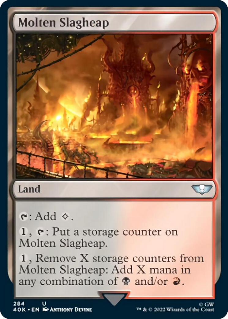 Molten Slagheap (Surge Foil) [Warhammer 40,000] | Boutique FDB TCG