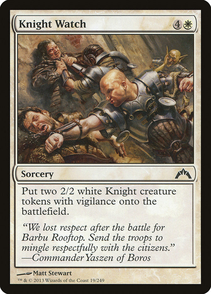 Knight Watch [Gatecrash] | Boutique FDB TCG