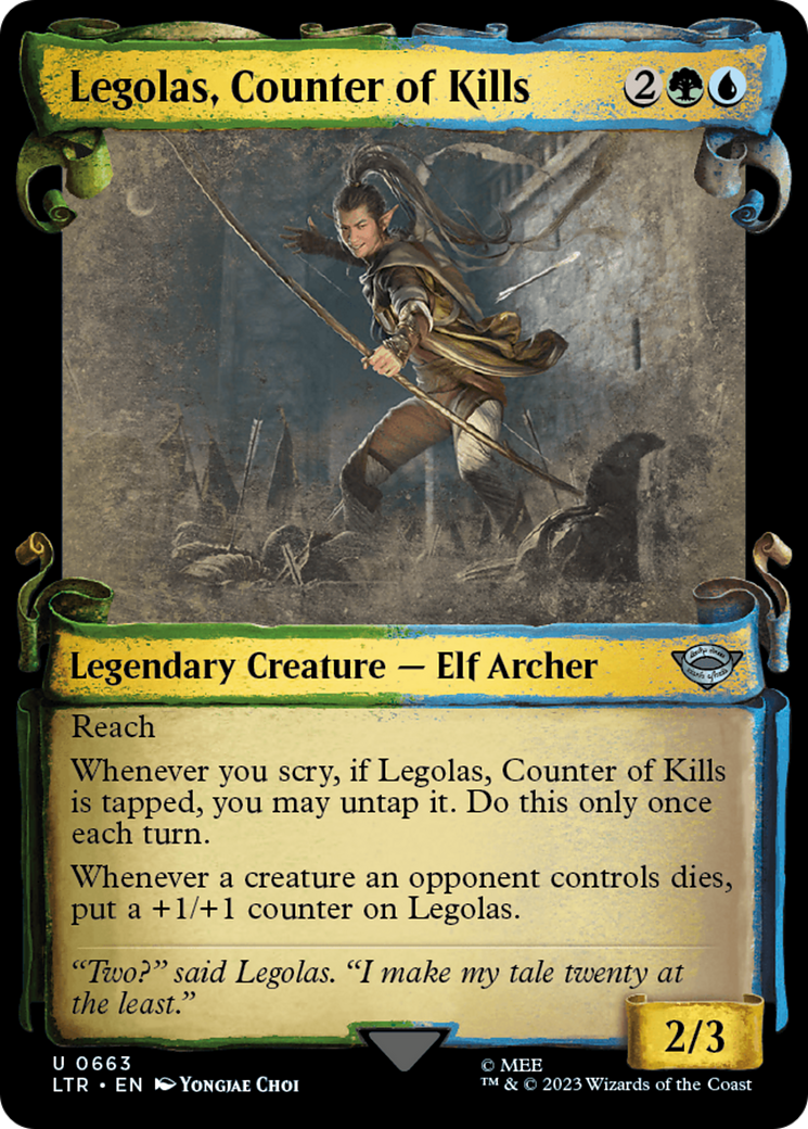 Legolas, Counter of Kills [The Lord of the Rings: Tales of Middle-Earth Showcase Scrolls] | Boutique FDB TCG