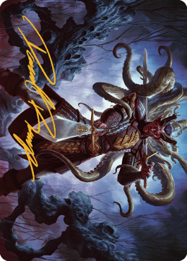 Zevlor, Elturel Exile Art Card (42) (Gold-Stamped Signature) [Commander Legends: Battle for Baldur's Gate Art Series] | Boutique FDB TCG