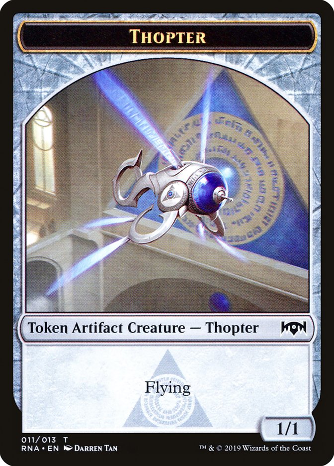 Thopter Token [Ravnica Allegiance Tokens] | Boutique FDB TCG