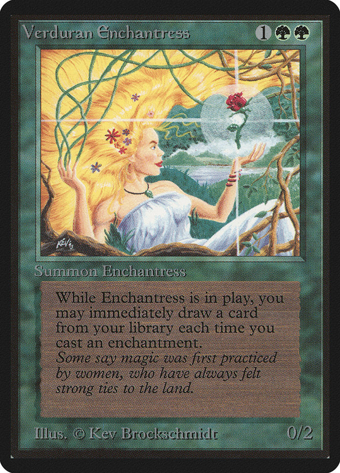 Verduran Enchantress [Beta Edition] | Boutique FDB TCG