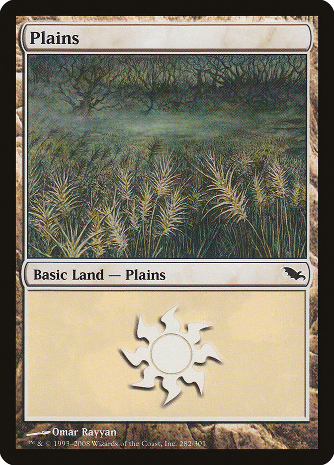 Plains (282) [Shadowmoor] | Boutique FDB TCG