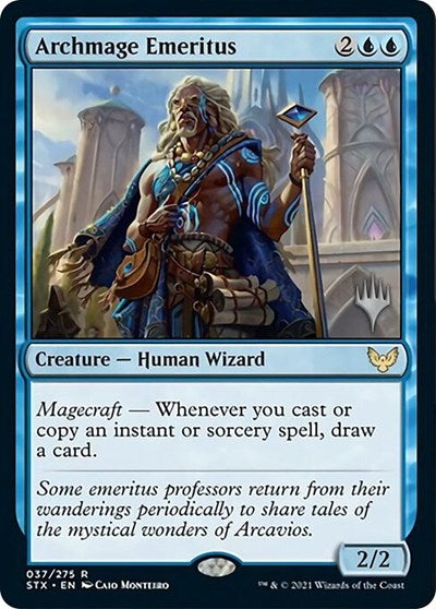 Archmage Emeritus (Promo Pack) [Strixhaven: School of Mages Promos] | Boutique FDB TCG