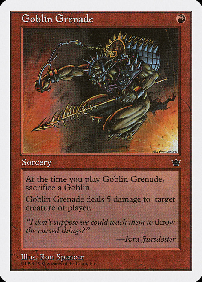 Goblin Grenade [Anthologies] | Boutique FDB TCG