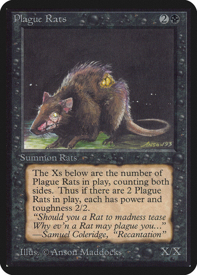 Plague Rats [Alpha Edition] | Boutique FDB TCG