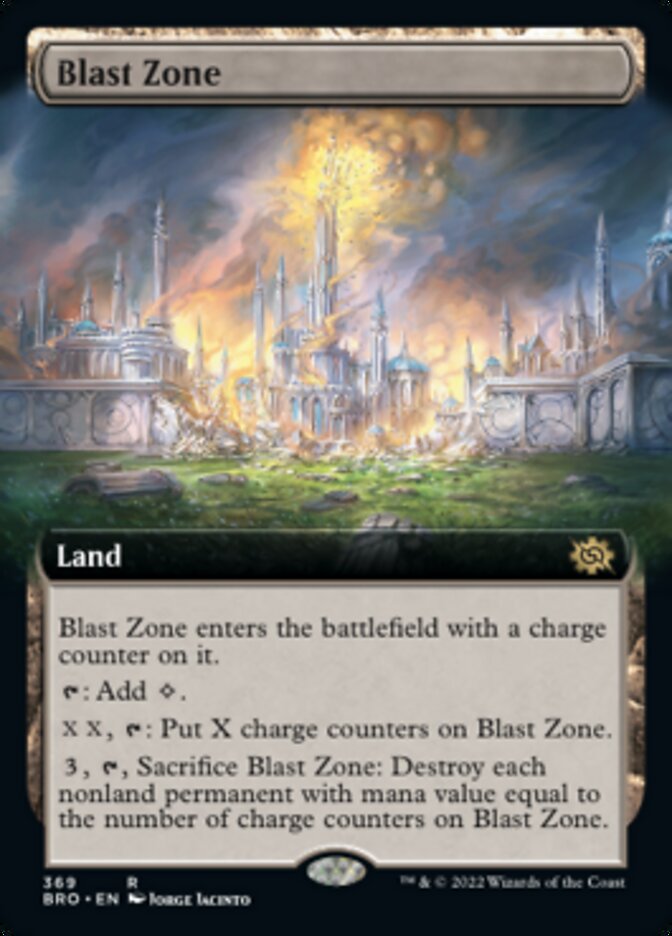 Blast Zone (Extended Art) [The Brothers' War] | Boutique FDB TCG