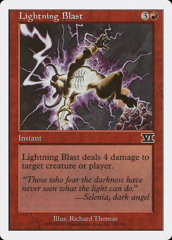 Lightning Blast [Classic Sixth Edition] | Boutique FDB TCG