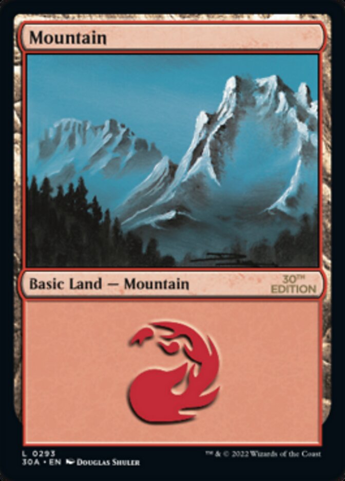 Mountain (293) [30th Anniversary Edition] | Boutique FDB TCG