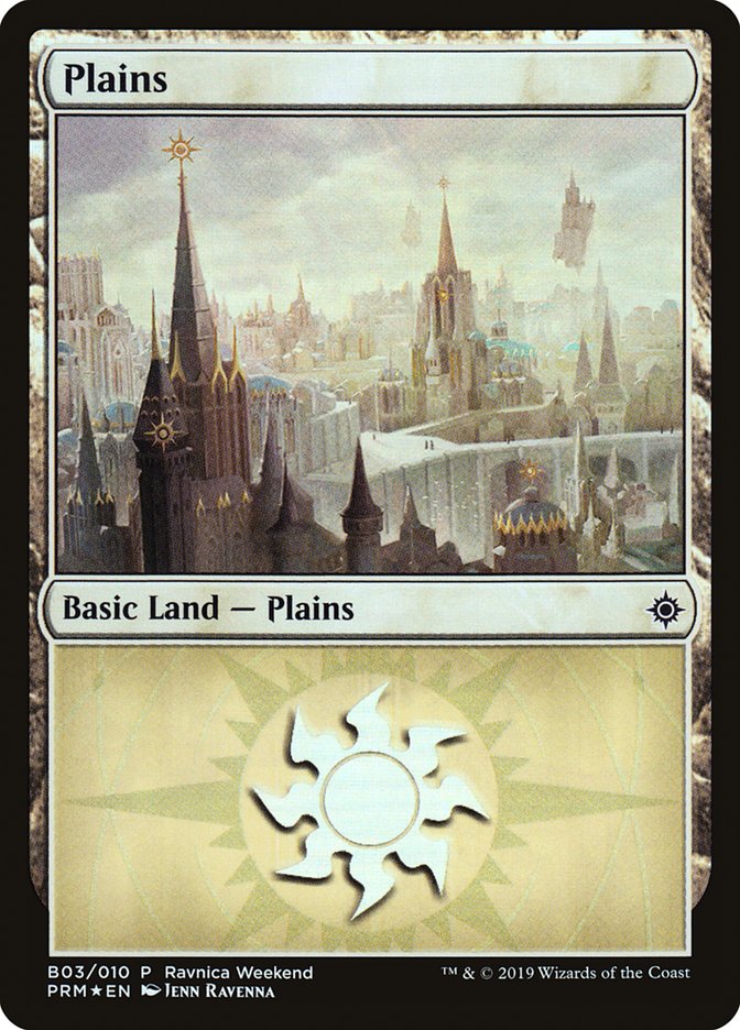 Plains (B03) [Ravnica Allegiance Guild Kit] | Boutique FDB TCG