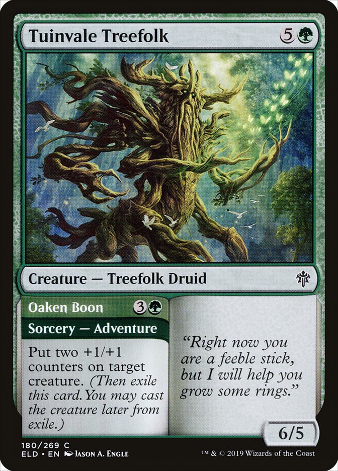 Tuinvale Treefolk // Oaken Boon [Throne of Eldraine] | Boutique FDB TCG