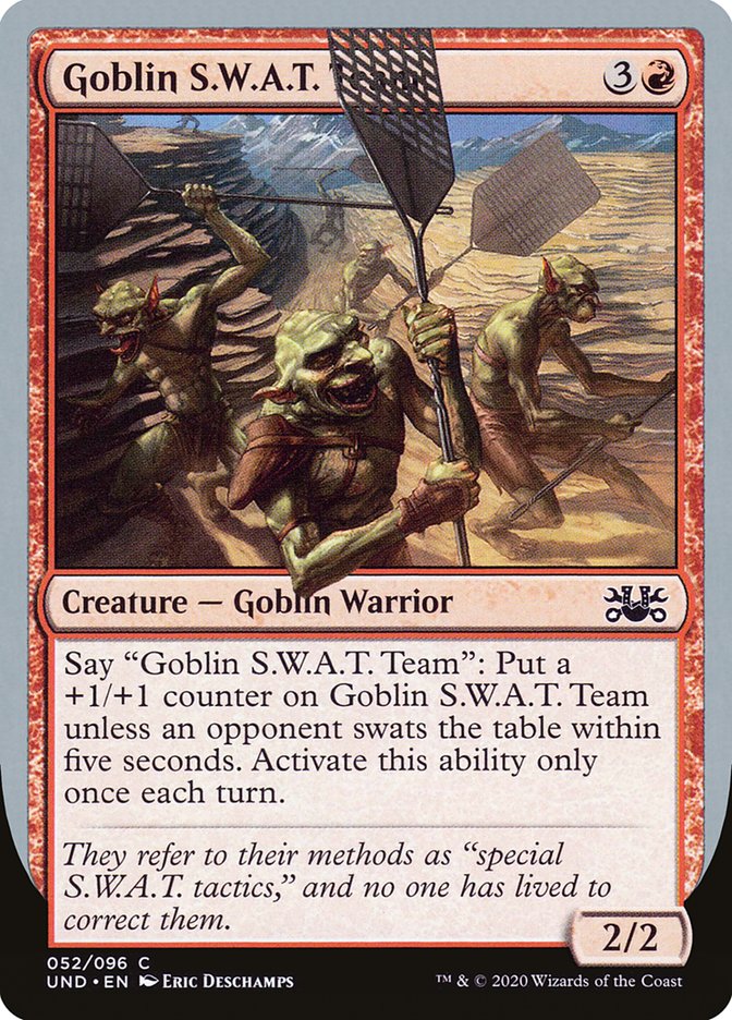Goblin S.W.A.T. Team [Unsanctioned] | Boutique FDB TCG