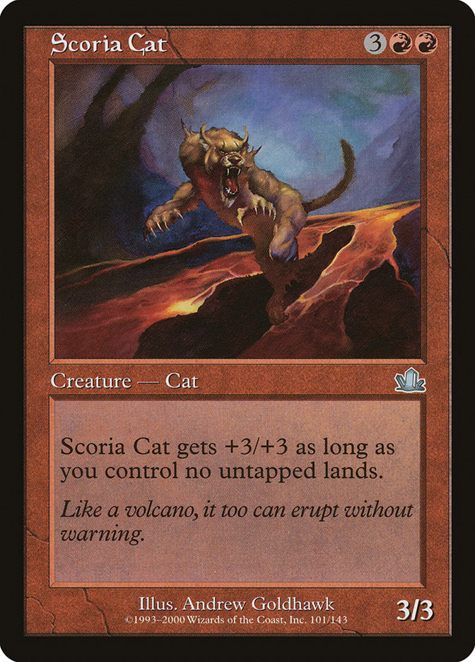 Scoria Cat [Prophecy] | Boutique FDB TCG