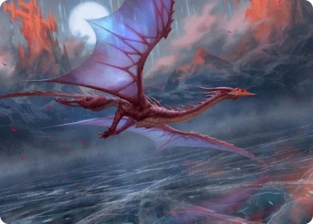 Manaform Hellkite Art Card [Innistrad: Crimson Vow Art Series] | Boutique FDB TCG