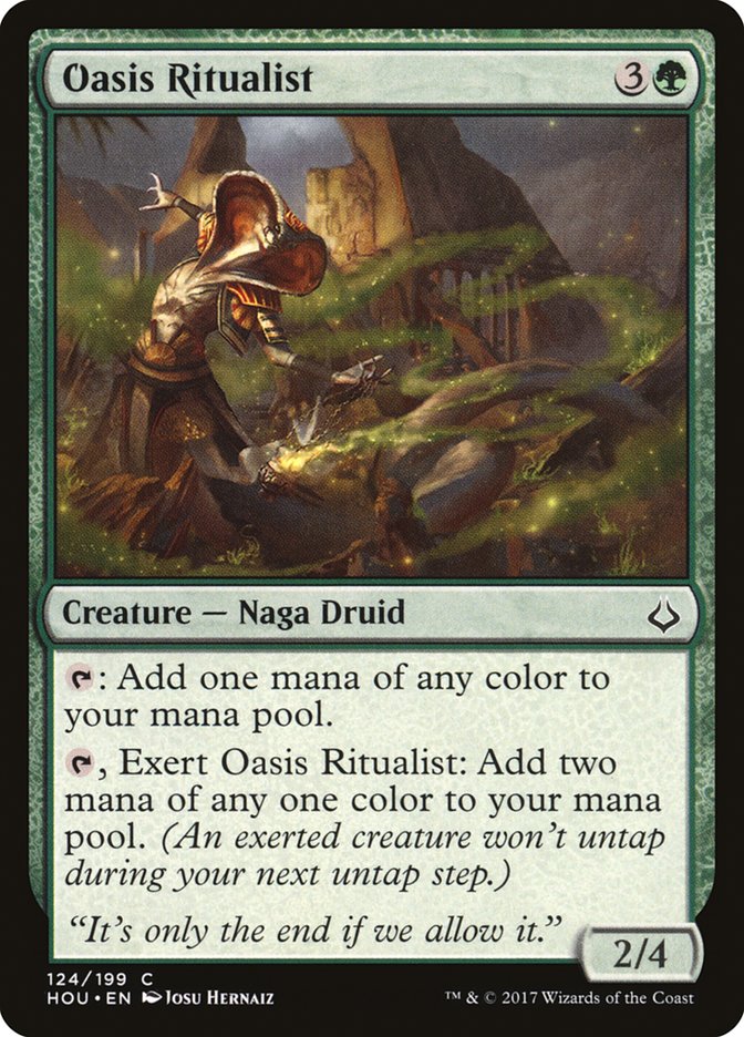 Oasis Ritualist [Hour of Devastation] | Boutique FDB TCG