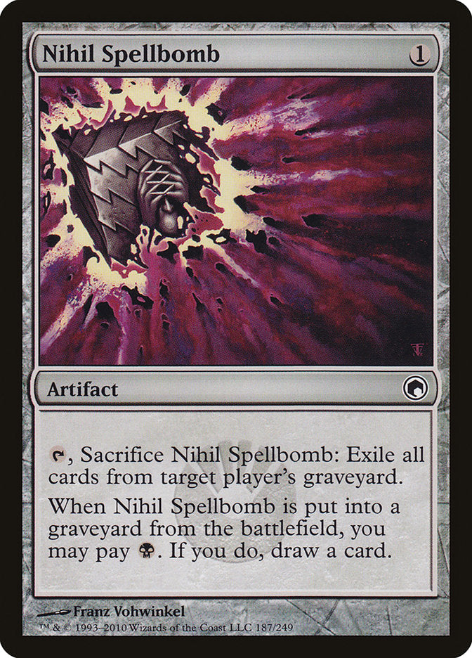 Nihil Spellbomb [Scars of Mirrodin] | Boutique FDB TCG