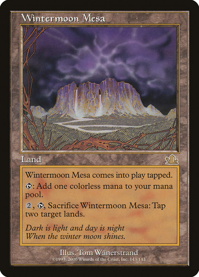 Wintermoon Mesa [Prophecy] | Boutique FDB TCG