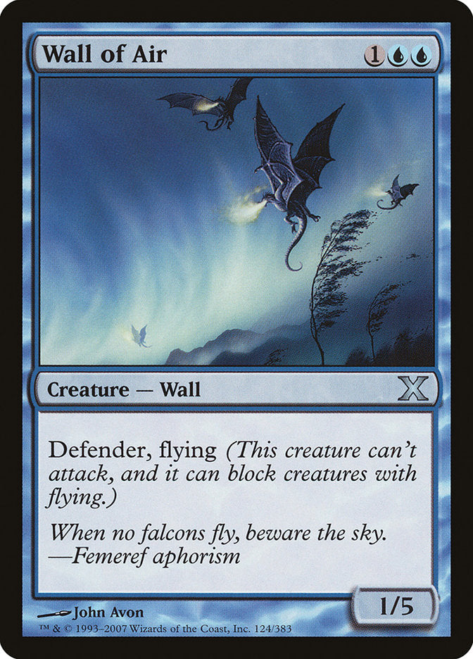 Wall of Air [Tenth Edition] | Boutique FDB TCG