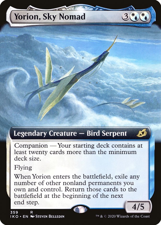 Yorion, Sky Nomad (Extended Art) [Ikoria: Lair of Behemoths] | Boutique FDB TCG