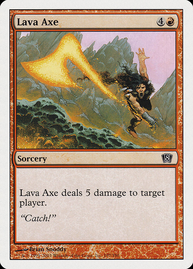 Lava Axe [Eighth Edition] | Boutique FDB TCG