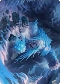 Icehide Troll Art Card [Kaldheim Art Series] | Boutique FDB TCG