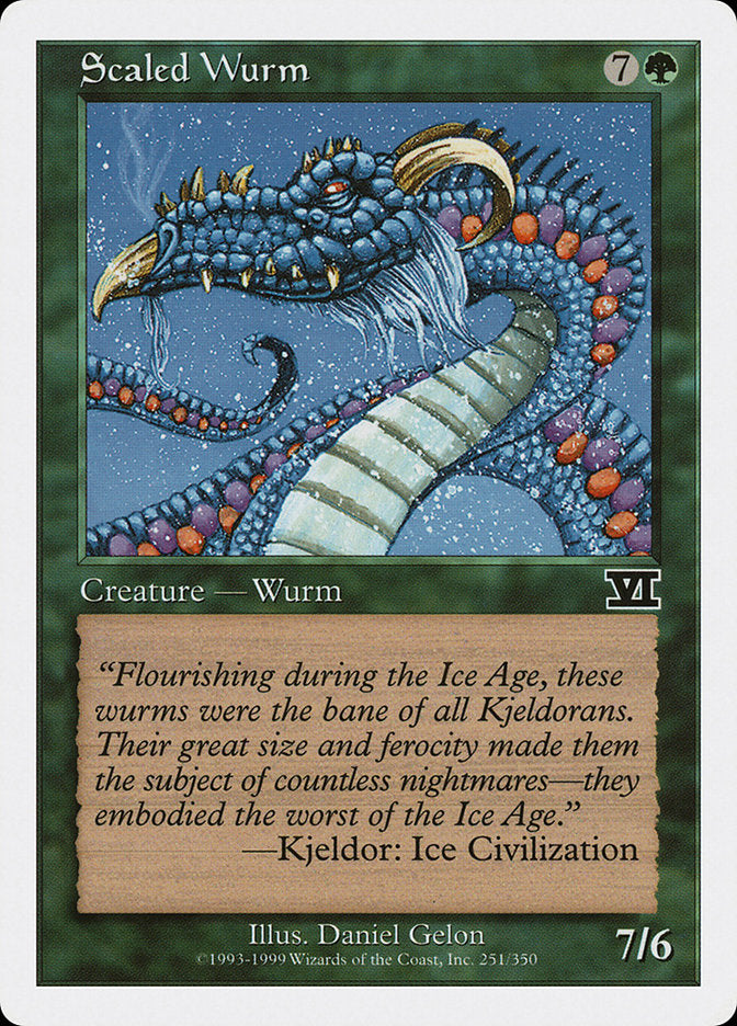 Scaled Wurm [Classic Sixth Edition] | Boutique FDB TCG