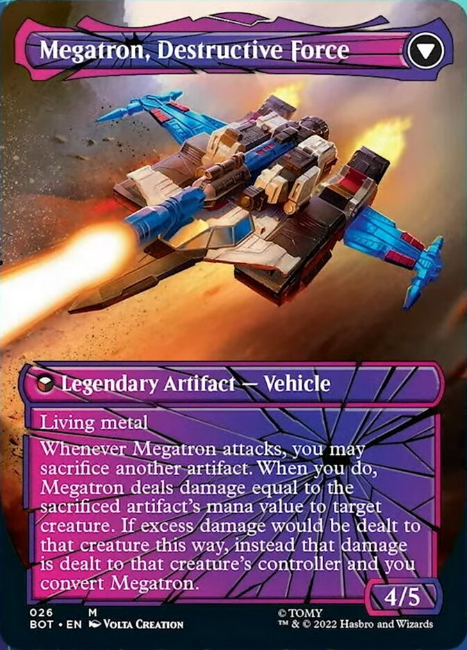 Megatron, Tyrant // Megatron, Destructive Force (Shattered Glass) [Transformers] | Boutique FDB TCG