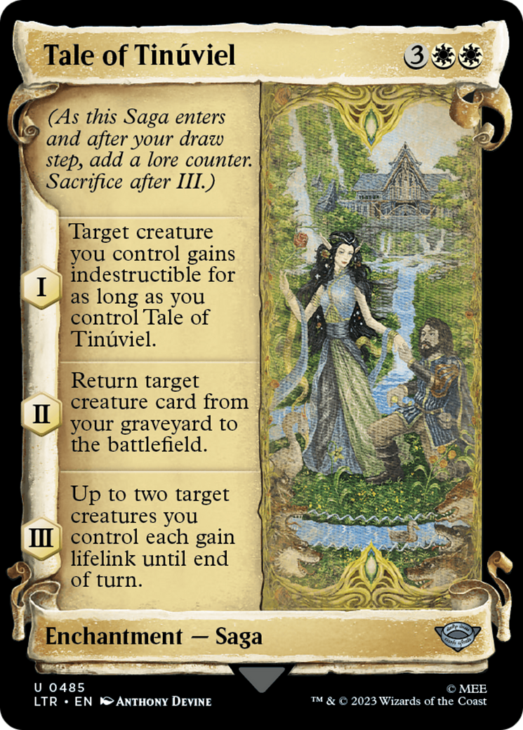 Tale of Tinuviel [The Lord of the Rings: Tales of Middle-Earth Showcase Scrolls] | Boutique FDB TCG