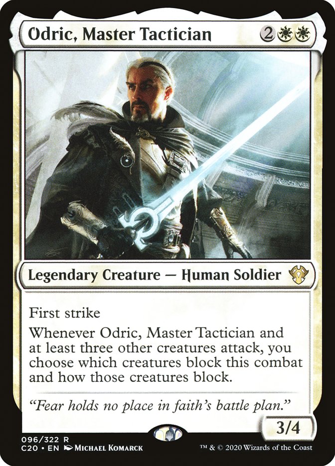 Odric, Master Tactician [Commander 2020] | Boutique FDB TCG