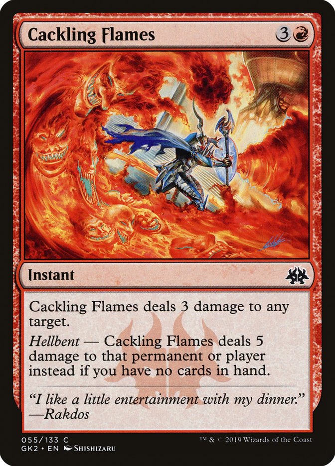 Cackling Flames [Ravnica Allegiance Guild Kit] | Boutique FDB TCG