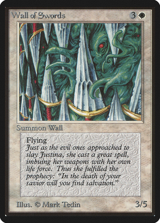 Wall of Swords [Beta Edition] | Boutique FDB TCG