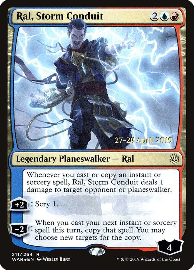 Ral, Storm Conduit [War of the Spark Prerelease Promos] | Boutique FDB TCG