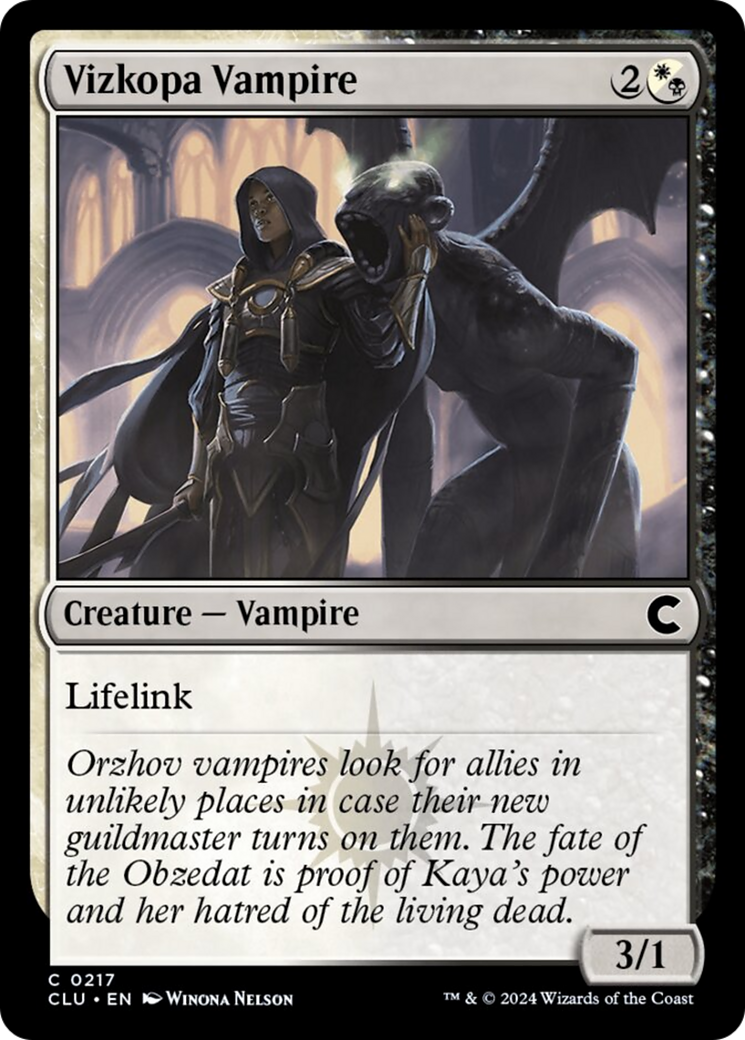 Vizkopa Vampire [Ravnica: Clue Edition] | Boutique FDB TCG