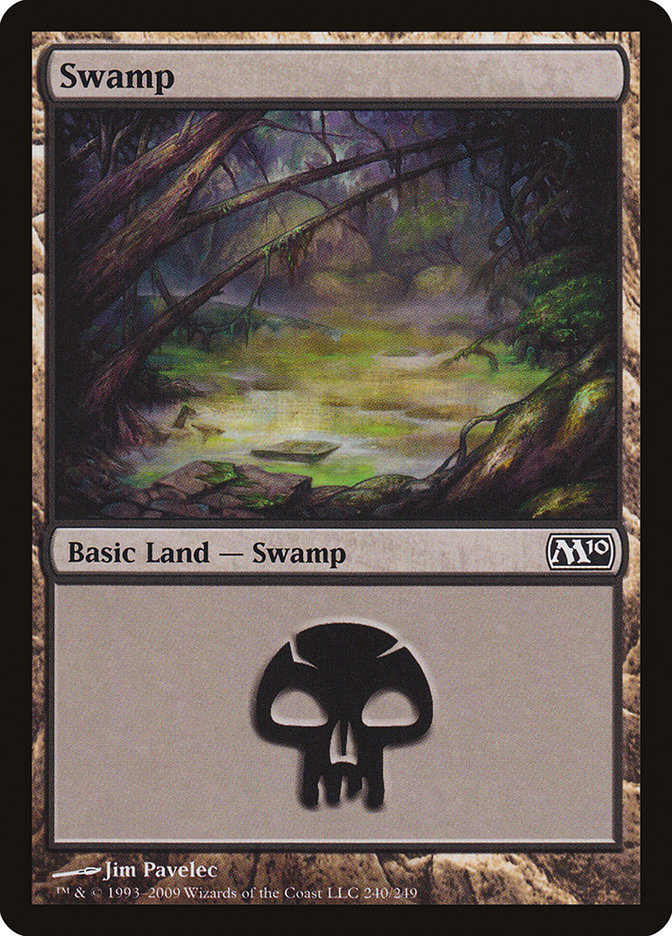 Swamp (240) [Magic 2010] | Boutique FDB TCG