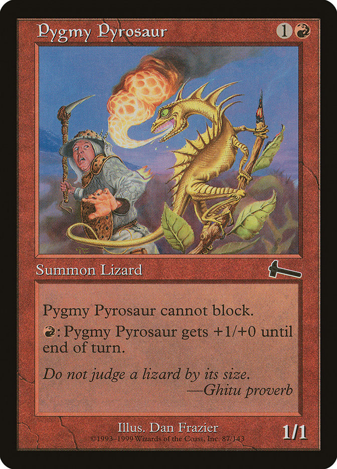 Pygmy Pyrosaur [Urza's Legacy] | Boutique FDB TCG