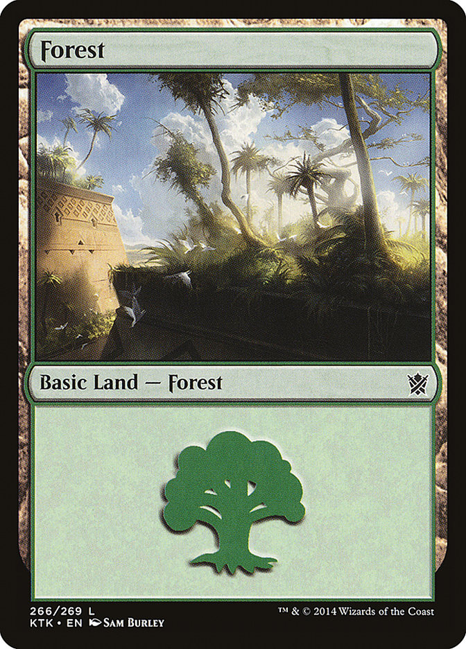 Forest (266) [Khans of Tarkir] | Boutique FDB TCG