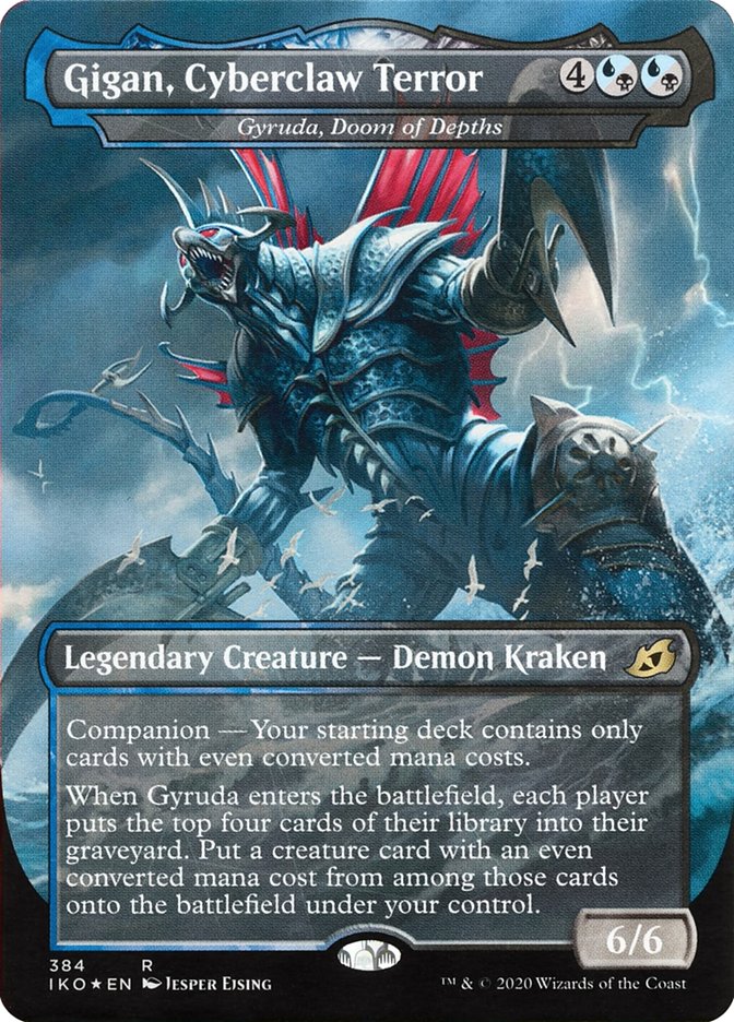 Gyruda, Doom of Depths - Gigan, Cyberclaw Terror (Godzilla Series) [Ikoria: Lair of Behemoths] | Boutique FDB TCG