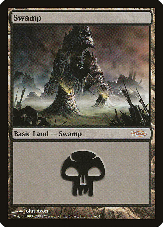 Swamp (3) [Arena League 2004] | Boutique FDB TCG