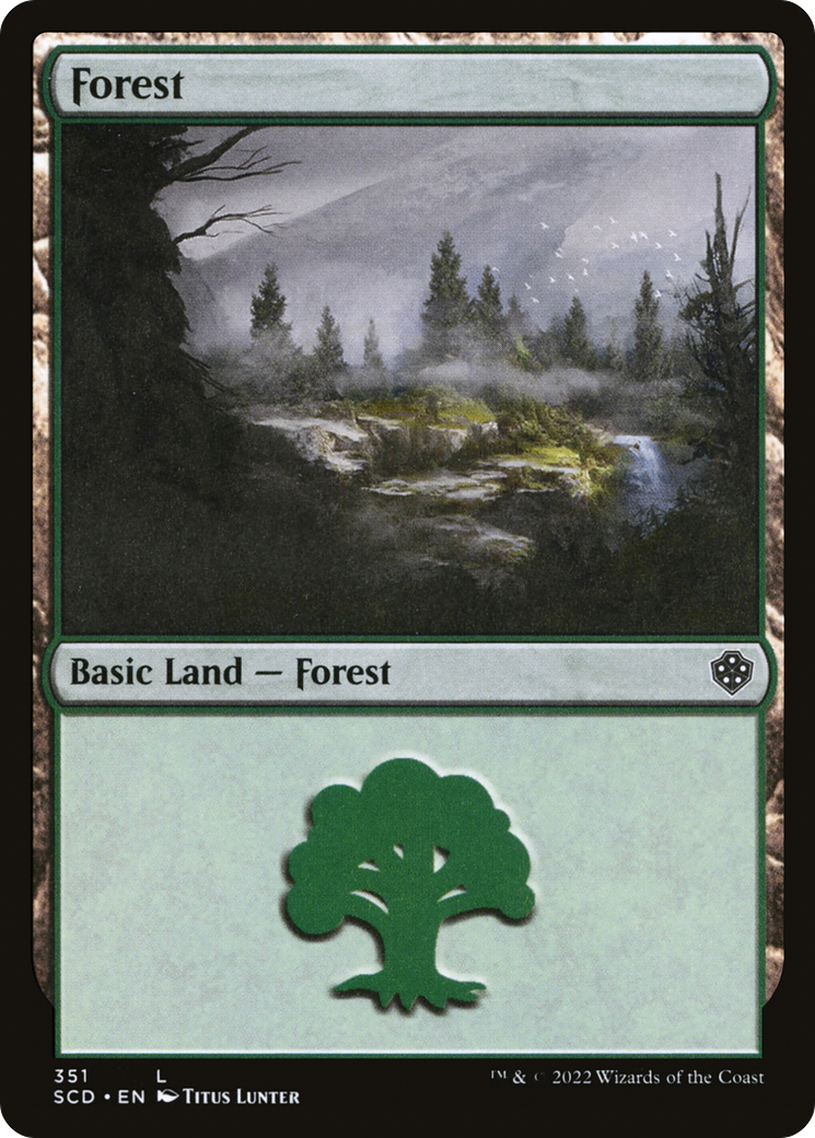 Forest (351) [Starter Commander Decks] | Boutique FDB TCG