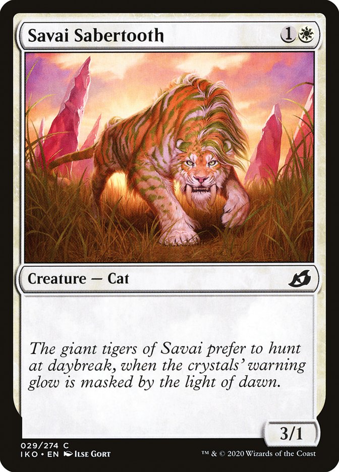 Savai Sabertooth [Ikoria: Lair of Behemoths] | Boutique FDB TCG