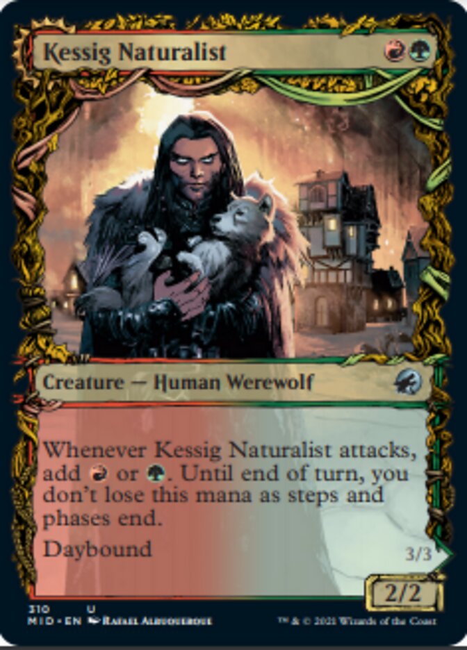 Kessig Naturalist // Lord of the Ulvenwald (Showcase Equinox) [Innistrad: Midnight Hunt] | Boutique FDB TCG