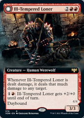 Ill-Tempered Loner // Howlpack Avenger (Extended Art) [Innistrad: Crimson Vow] | Boutique FDB TCG