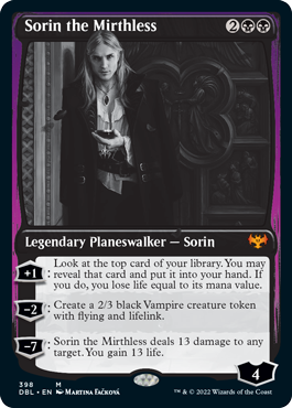 Sorin the Mirthless [Innistrad: Double Feature] | Boutique FDB TCG