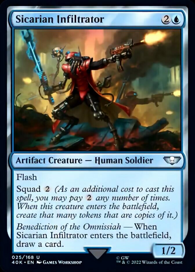 Sicarian Infiltrator (Surge Foil) [Warhammer 40,000] | Boutique FDB TCG