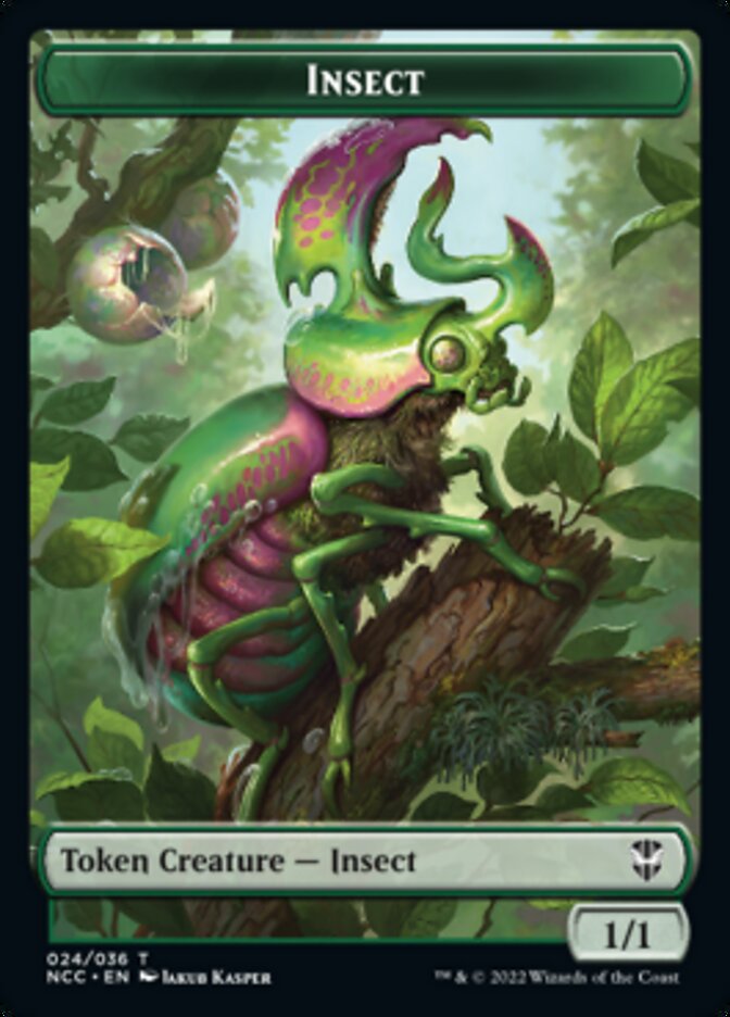 Ogre // Insect Double-Sided Token [Streets of New Capenna Commander Tokens] | Boutique FDB TCG