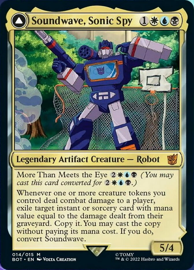 Soundwave, Sonic Spy // Soundwave, Superior Captain [Transformers] | Boutique FDB TCG